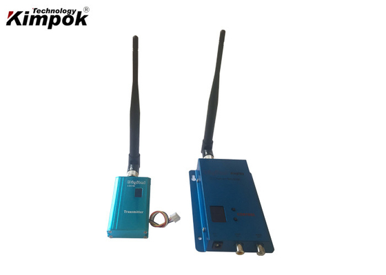 1.5Ghz 12 চ্যানেল ওয়্যারলেস ভিডিও লিঙ্ক 5-10km LOS ড্রোন / FPV এর জন্য