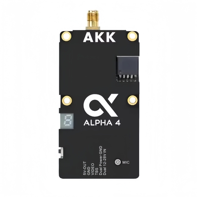 ড্রোন ভিডিও ট্রান্সমিটার AKK Alpha4 VTX 5.8G FPV 4W 8CH আল্ট্রা লং রেঞ্জ ভিডিও ট্রান্সমিটার