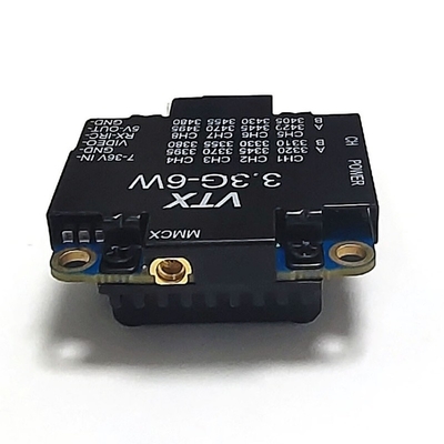 3.3Ghz 6W ওয়্যারলেস অডিও ভিডিও ট্রান্সমিটার 3.3G UAV FPV VTX ভিডিও ট্রান্সমিশন জন্য RC ড্রোন
