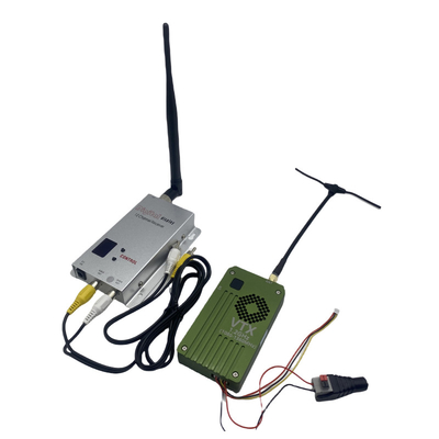1.2Ghz 8W ড্রোন ভিডিও ট্রান্সমিটার রিসিভার 1.2G FPV VTX VRX লং রেঞ্জ ট্রান্সমিশন