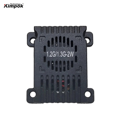 1.2G 2W এফপিভি ভিডিও ট্রান্সমিটার 1.2Ghz ড্রোন ভিটিএক্স 12 ভি ডিসি পাওয়ার সাপ্লাই ইমেজ ট্রান্সমিশন সহ