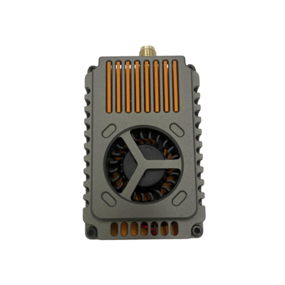 3.3G 10W ড্রোন ভিডিও ট্রান্সমিটার 3.3Ghz এফপিভি ওয়্যারলেস ভিটিএক্স লং রেঞ্জ ভিডিও ট্রান্সমিটার জন্য