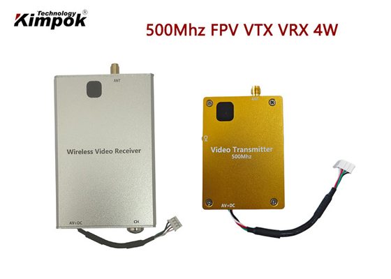 600Mhz অ্যানালগ ভিডিও ট্রান্সমিটার 4W ট্রান্সমিট পাওয়ার এফএম মডুলেশন