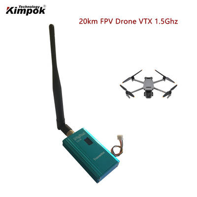 1.5G 1.5W ভিডিও রিসিভার এনালগ সিগন্যাল ওয়্যারলেস ট্রান্সমিটার এবং রিসিভার ভিআরএক্স এফপিভি ড্রোনগুলির জন্য