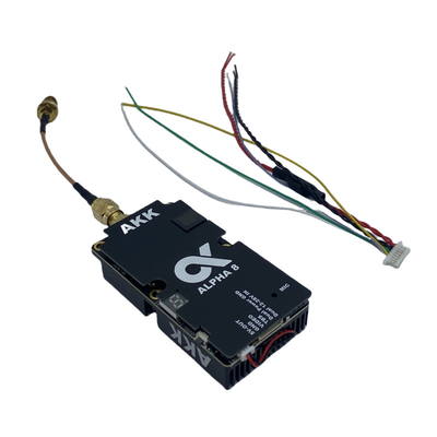AKK 8W VTX Alpha8 ওয়্যারলেস ভিডিও ট্রান্সমিটার 80CH 5.8G 8W 5W 3W 1W পাওয়ার সাপোর্ট স্মার্ট অডিও