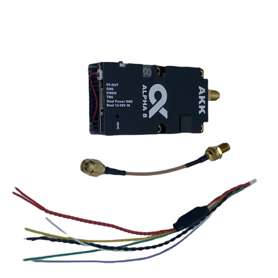 AKK 8W VTX Alpha8 ওয়্যারলেস ভিডিও ট্রান্সমিটার 80CH 5.8G 8W 5W 3W 1W পাওয়ার সাপোর্ট স্মার্ট অডিও