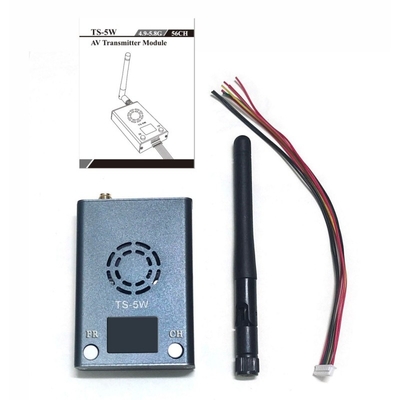 5.8G 5W UAV ভিডিও ট্রান্সমিটার এবং রিসিভার 5.8Ghz অডিও ভিডিও ট্রান্সমিশন ড্রোন FPV VTX এর জন্য