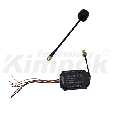 3.3G 3.5W FPV UAV ভিডিও ট্রান্সমিটার 3.3Ghz VTX IRC 24CH 25mW/2000mW/3500mW FPV VTX মডিউল সহ