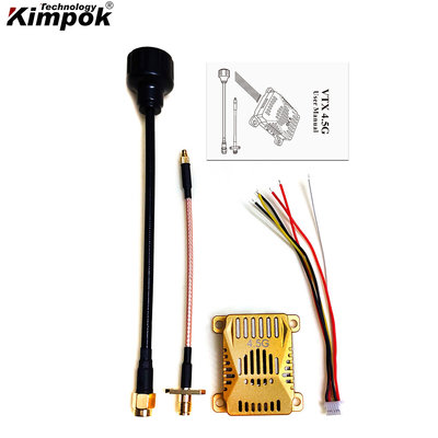 4.5Ghz 2.5W 20km FPV VTX 4.5G ওয়্যারলেস ভিডিও ট্রান্সমিটার ইউএভি ভিটিএক্স চিত্র ট্রান্সমিশন জন্য আরসি ড্রোন