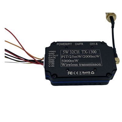 1.2G 1.3G 5W ওয়্যারলেস ভিডিও ট্রান্সমিটার 32CH FPV VTX 25mW 2000mW 5000mW ভিডিও লিংক