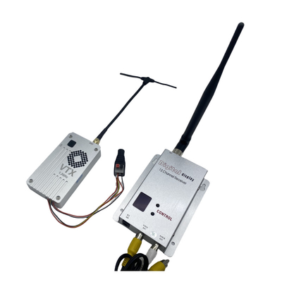 1.2G 5W ওয়্যারলেস ভিডিও ট্রান্সমিটার এবং রিসিভার 1.2Ghz FPV VTX VRX জন্য RC রেসিং ড্রোন VTX