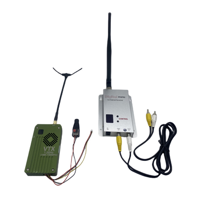 1.2Ghz 8W ড্রোন ভিডিও ট্রান্সমিটার রিসিভার 1.2G FPV VTX VRX লং রেঞ্জ ট্রান্সমিশন