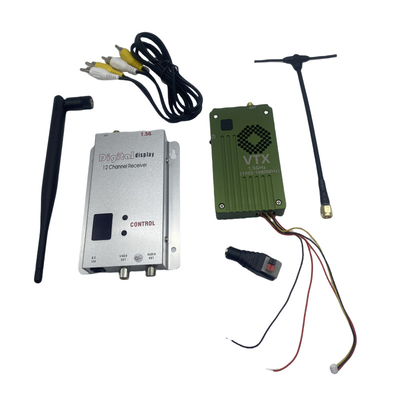 1.5GHz 8W FPV VTX VRX রেসিং ড্রোনস 1505M-1680M ওয়্যারলেস ভিডিও ট্রান্সমিটার এবং রিসিভার
