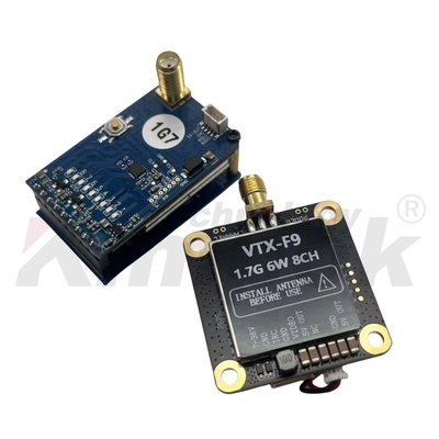 1.7G 6W ওয়্যারলেস ভিডিও ট্রান্সমিটার এবং রিসিভার 8CH সমর্থন IRC ট্রাম্প 1.7G VTX VRX